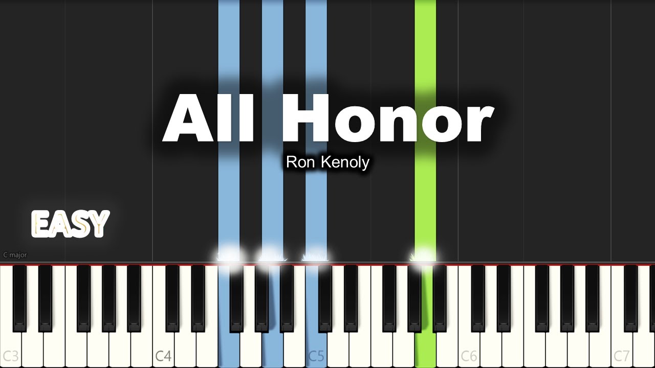Ron Kenoly - All Honor | EASY PIANO TUTORIAL BY Extreme Midi