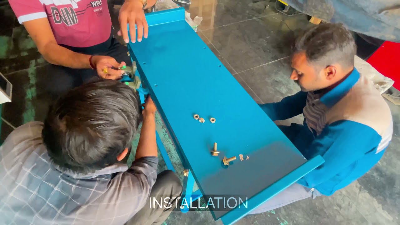 PEDAL TYPE AGARBATTI MAKING MACHINE INSTALLATION PART-1