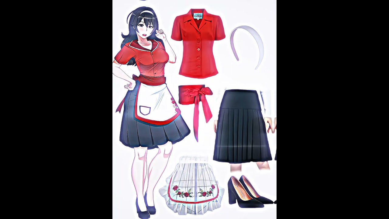 Some of the Aishi's clothes in real life ✨#edit#yanderesimulator#aishifamily#shorts#fypシ