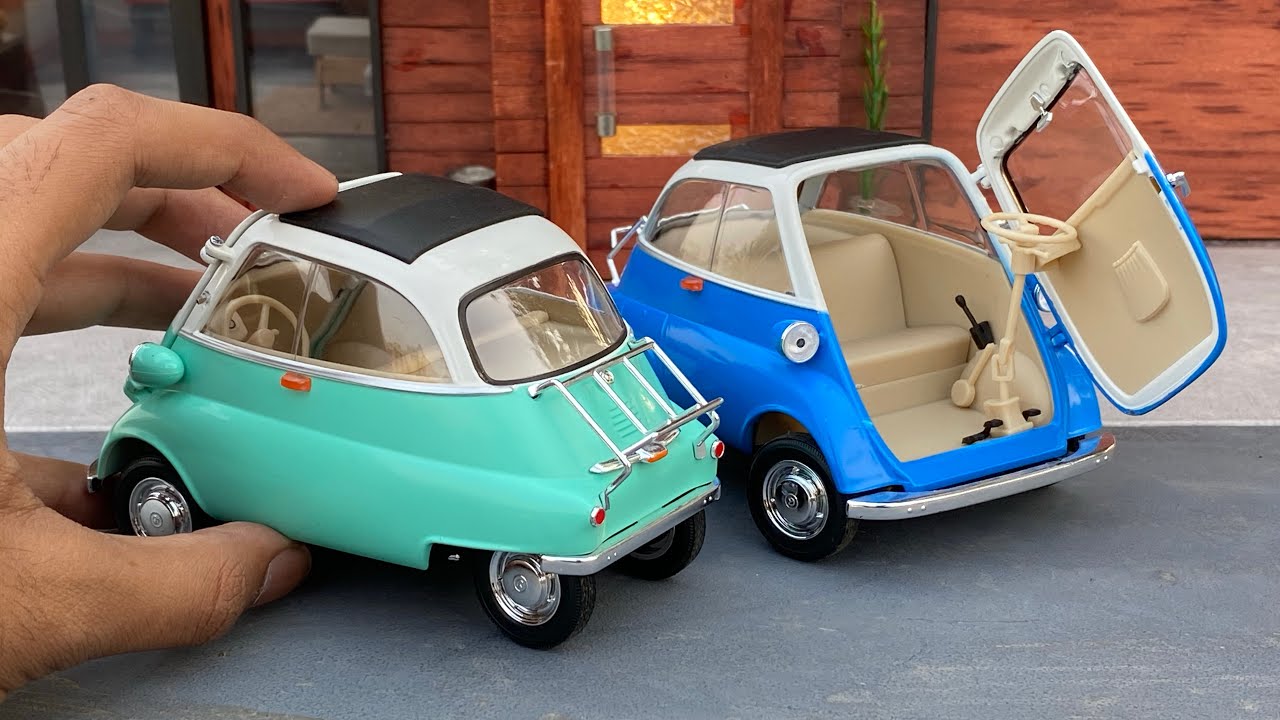 Распаковка реалистичной литой модели BMW Isetta | В комплекте с BMW X7 | от BMW Originals