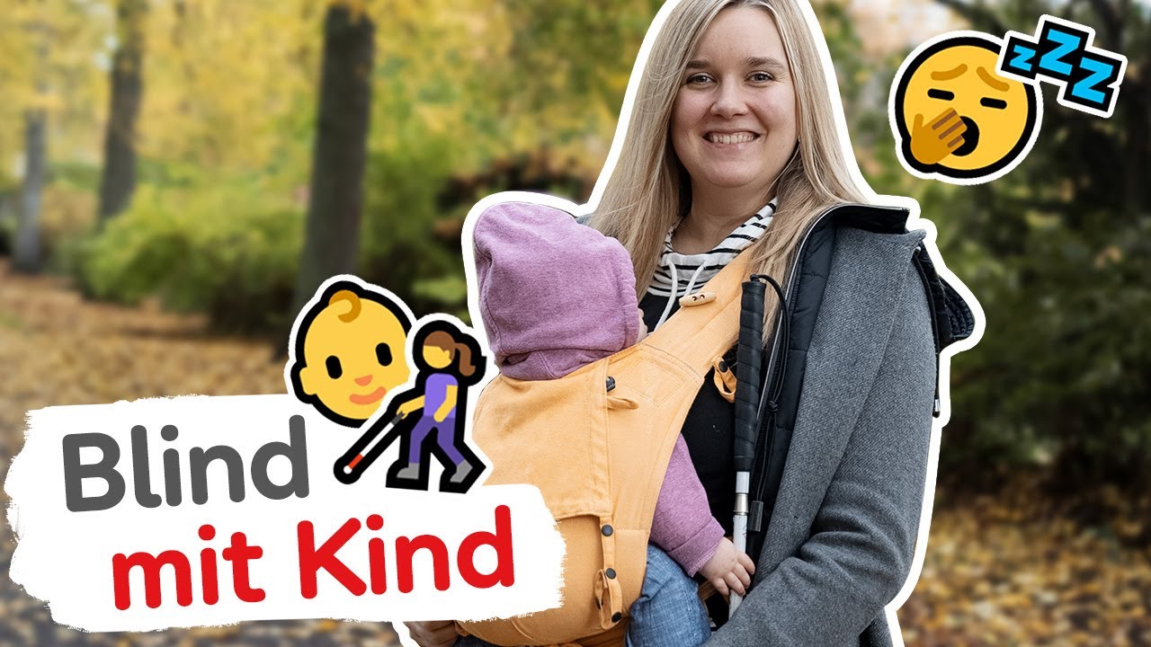 Fabie 😍 Blind mit Kind 🧒🦯