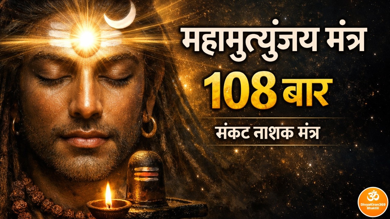 महादेव का महामृत्युंजय मंत्र 🙏 108 बार | संकट नाशक मंत्र