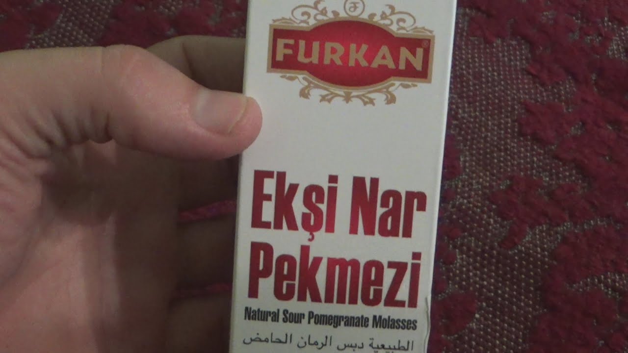 Furkan Natural Sour Pomegranate Molasses 340 g Ekşi Nar Pekmezi Unboxing and Test