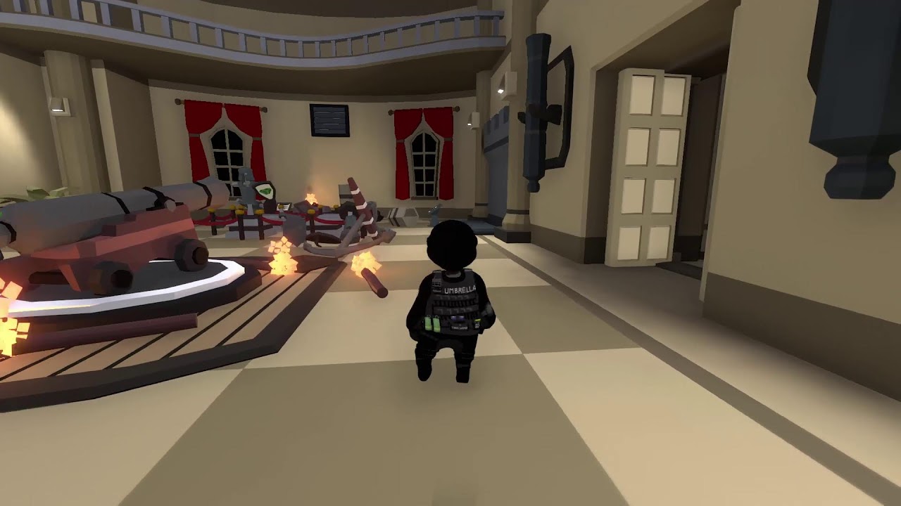Human Fall Flat,прохождение уровень Музей