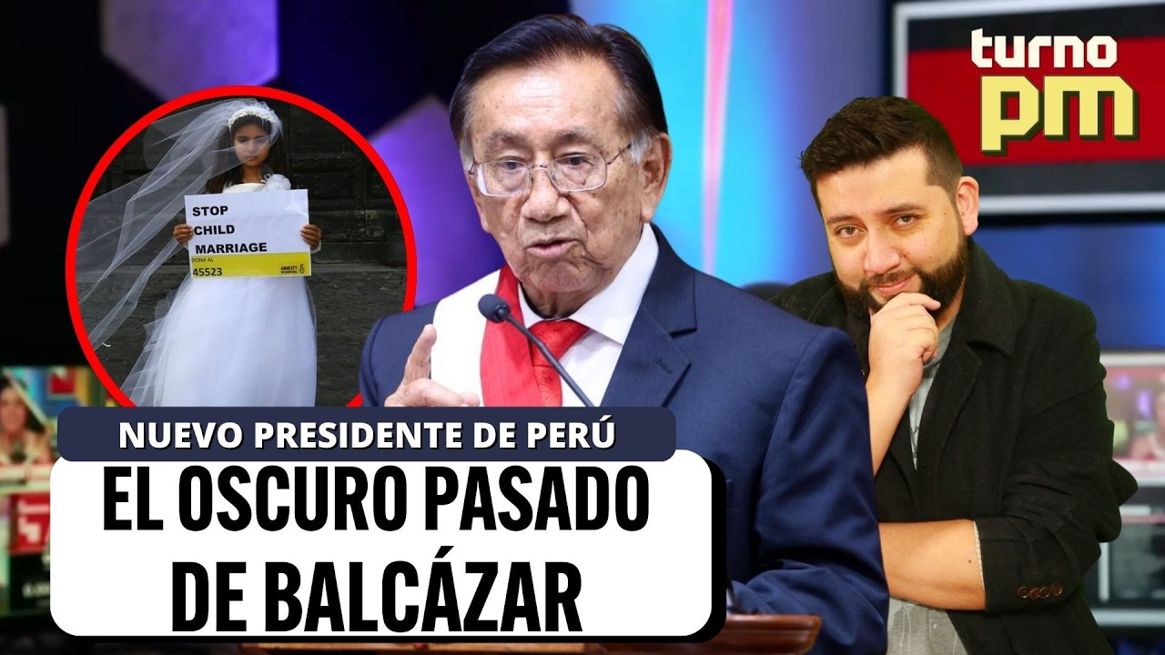 ¿Defensor del matrimonio infantil? Periodista explica el OSCURO pasado del nuevo PRESIDENTE de PERÚ