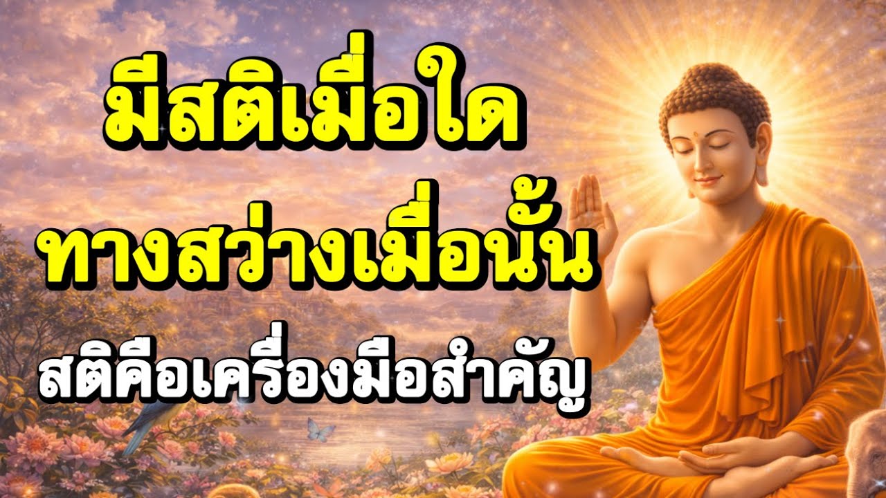 มีสติเมื่อใด ทางสว่างเมื่อนั้น | ฟังธรรมก่อนนอน | Ep.38