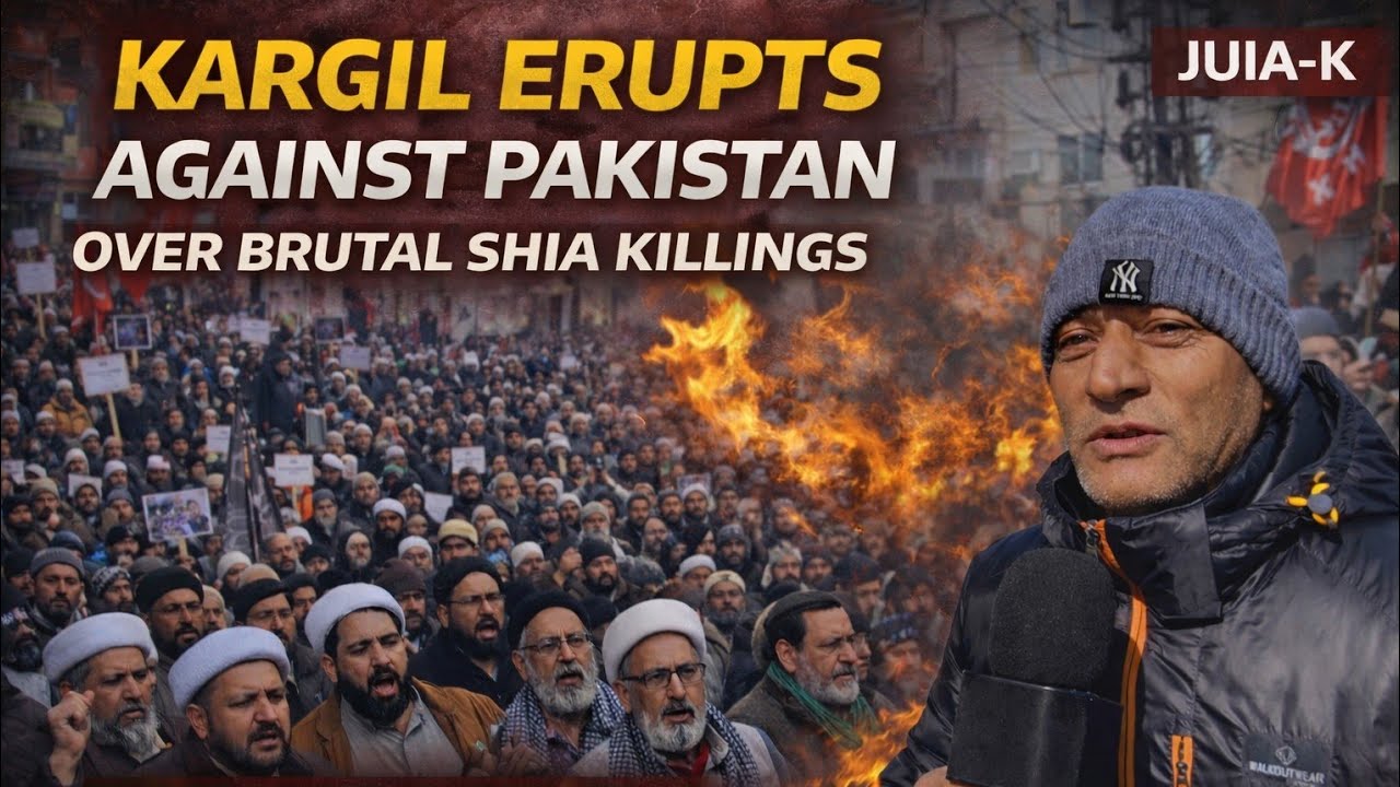 Kargil Roars for Shias: Massive Protest Slams Pakistan Over Bloodshed | JUIA-K 