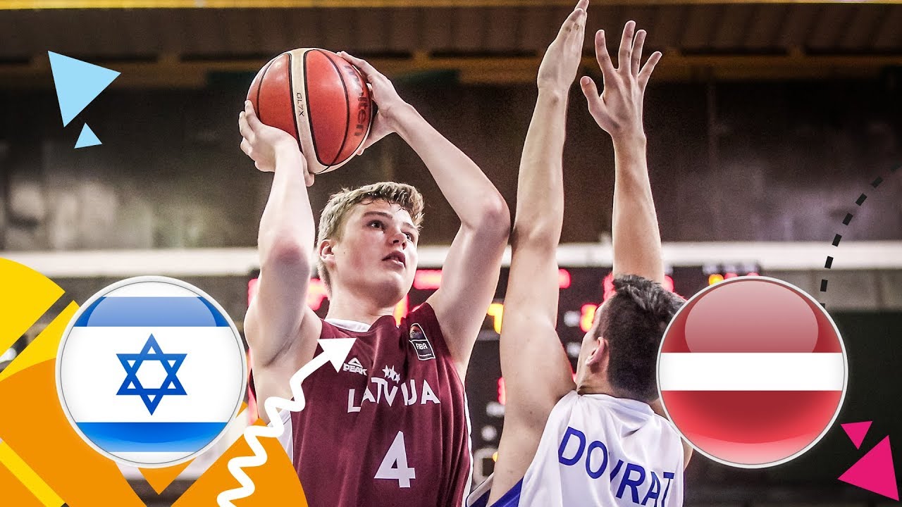 Israel v Latvia - Full Game - Round of 16 - FIBA U16 European Championship 2018