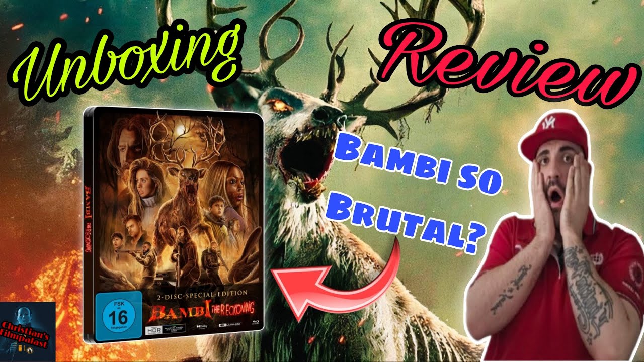 Bambi The Reckoning|Review|Spoilerfrei|4K Steelbook|Unboxing|Plaion Pictures
