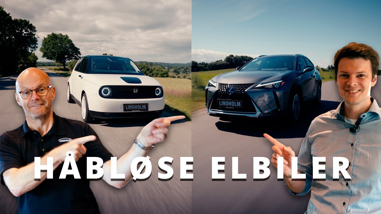 De mest håbløse elbiler – Lexus UX300e vs. Honda e