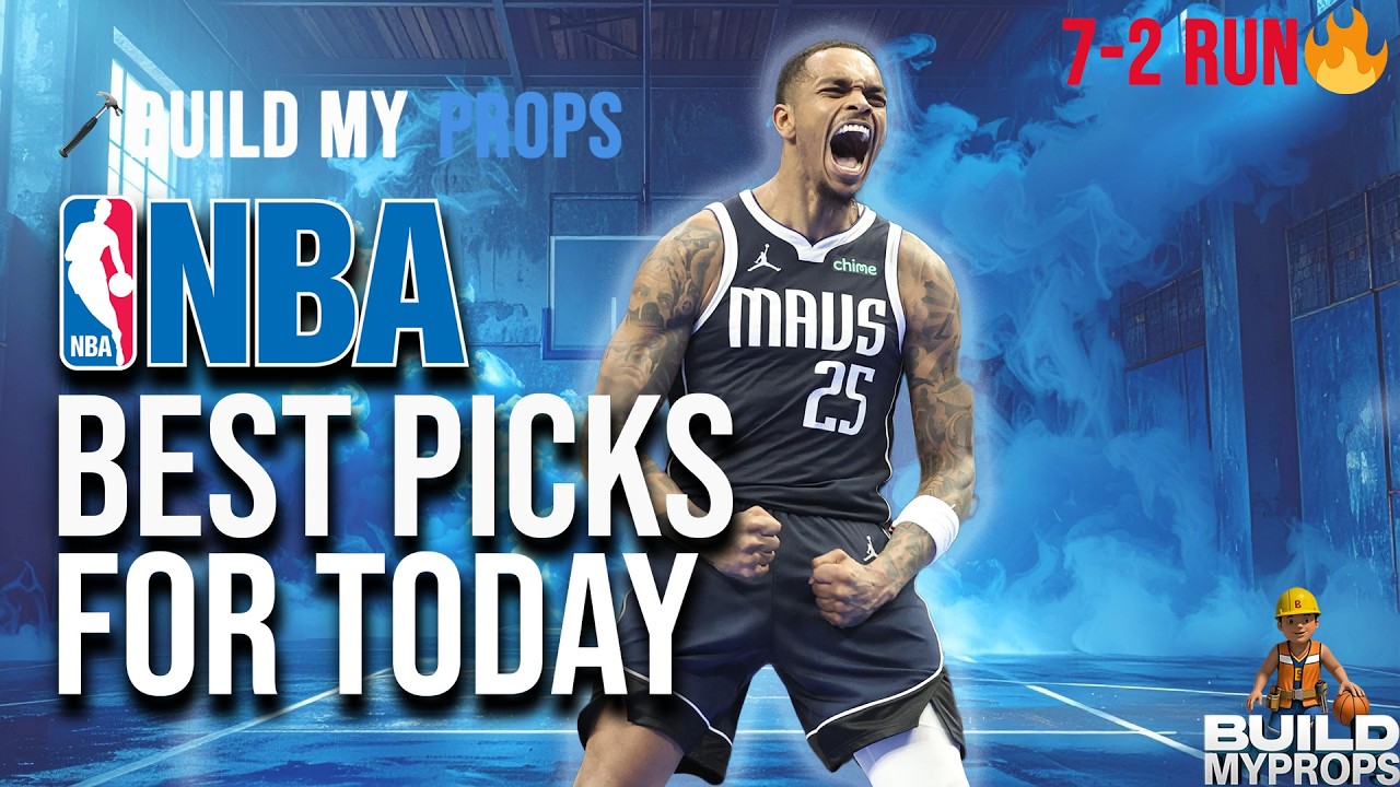 NBA Player Props & Picks For Today (7-2 RUN!🔥)