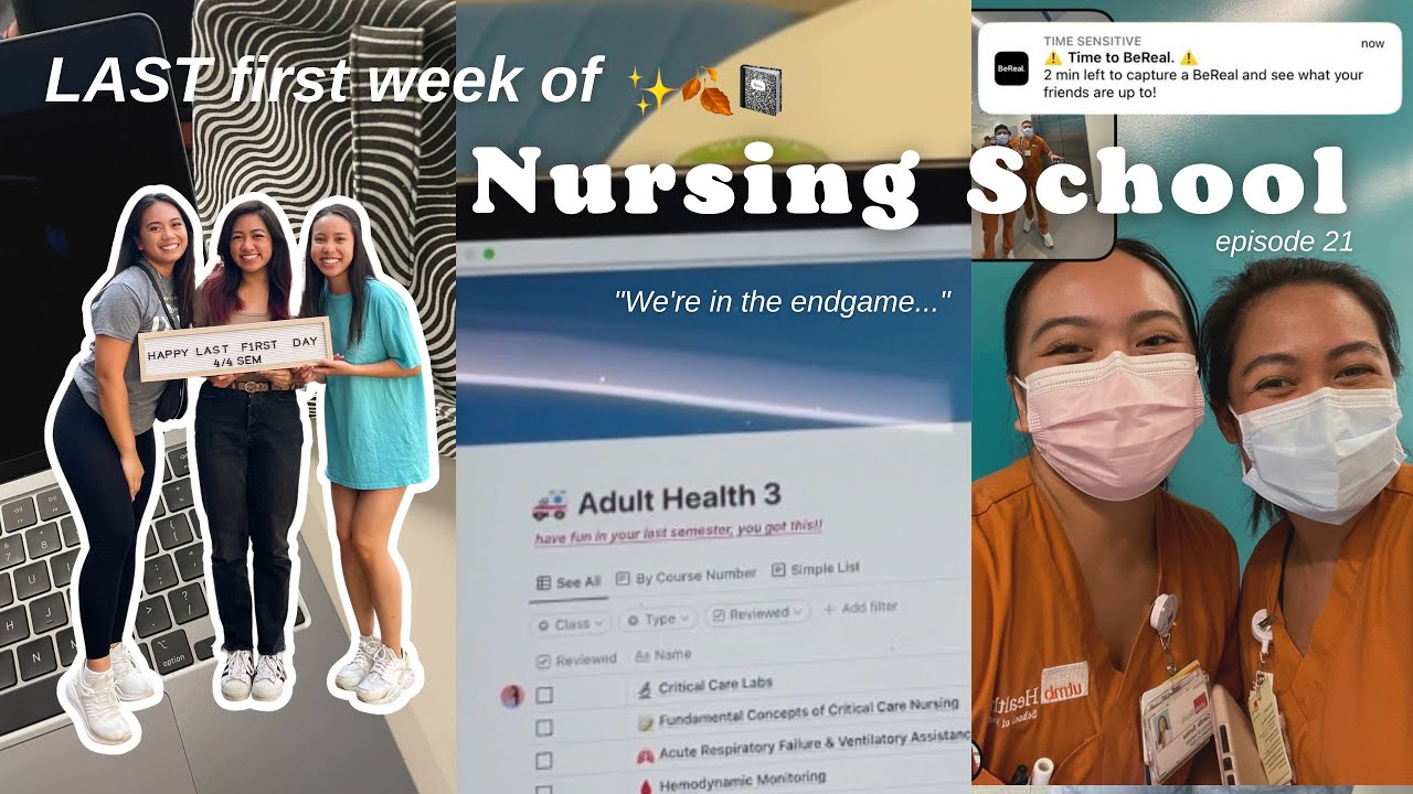 LAST first week of NURSING SCHOOL🍂 How to prep for a new semester, Applying for residencies | EP21