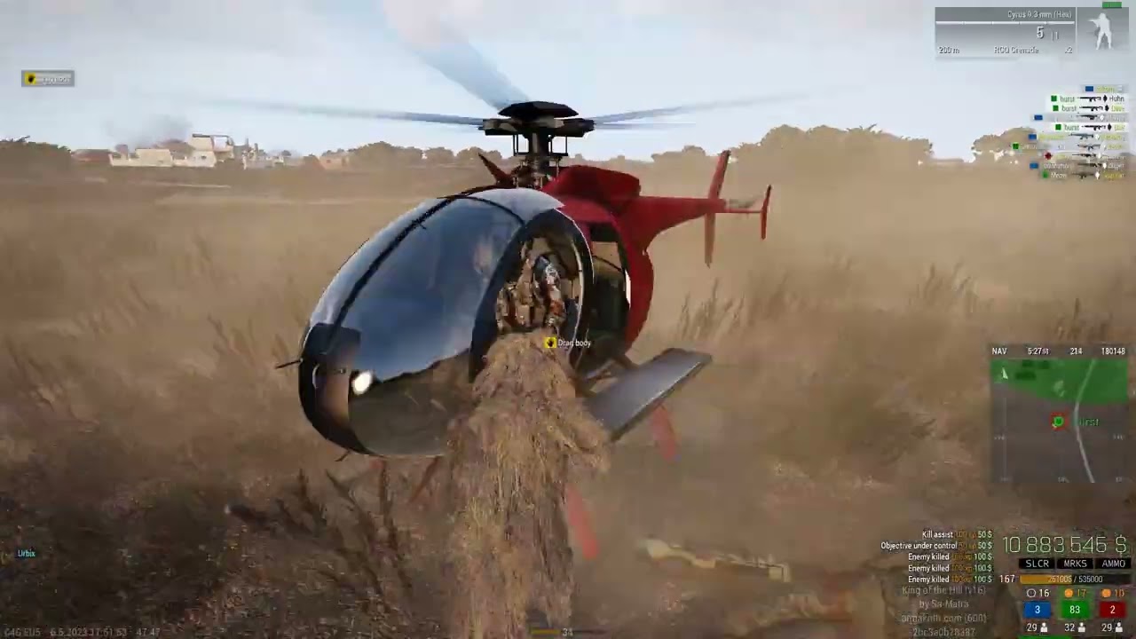 Random ArmA 3 KotH clips from 2023