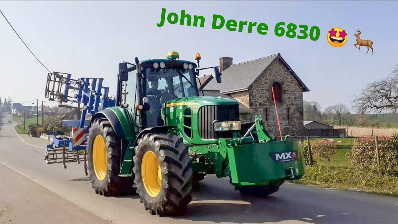 JOHN DERRE 6830 | Déchaumage 2022 🤩💨