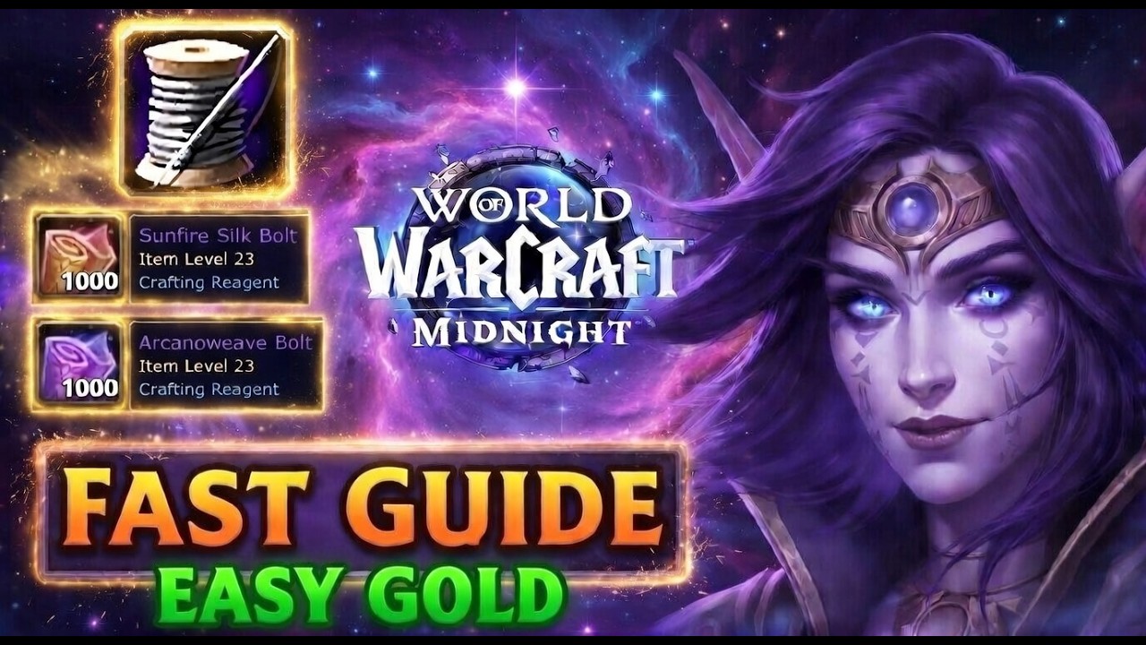 Easy WoW Gold in WoW Midnight: Fast Tailoring Guide (Alt army friendly!)