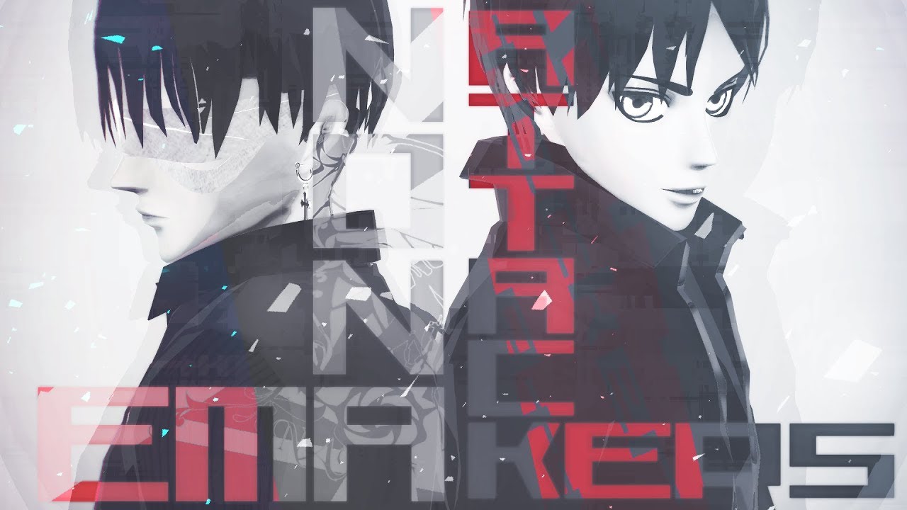 【進撃のMMD】NoName-リヴァイと Attackers-エレンで夜咄ディセイブ【Attack on Titan MMD】