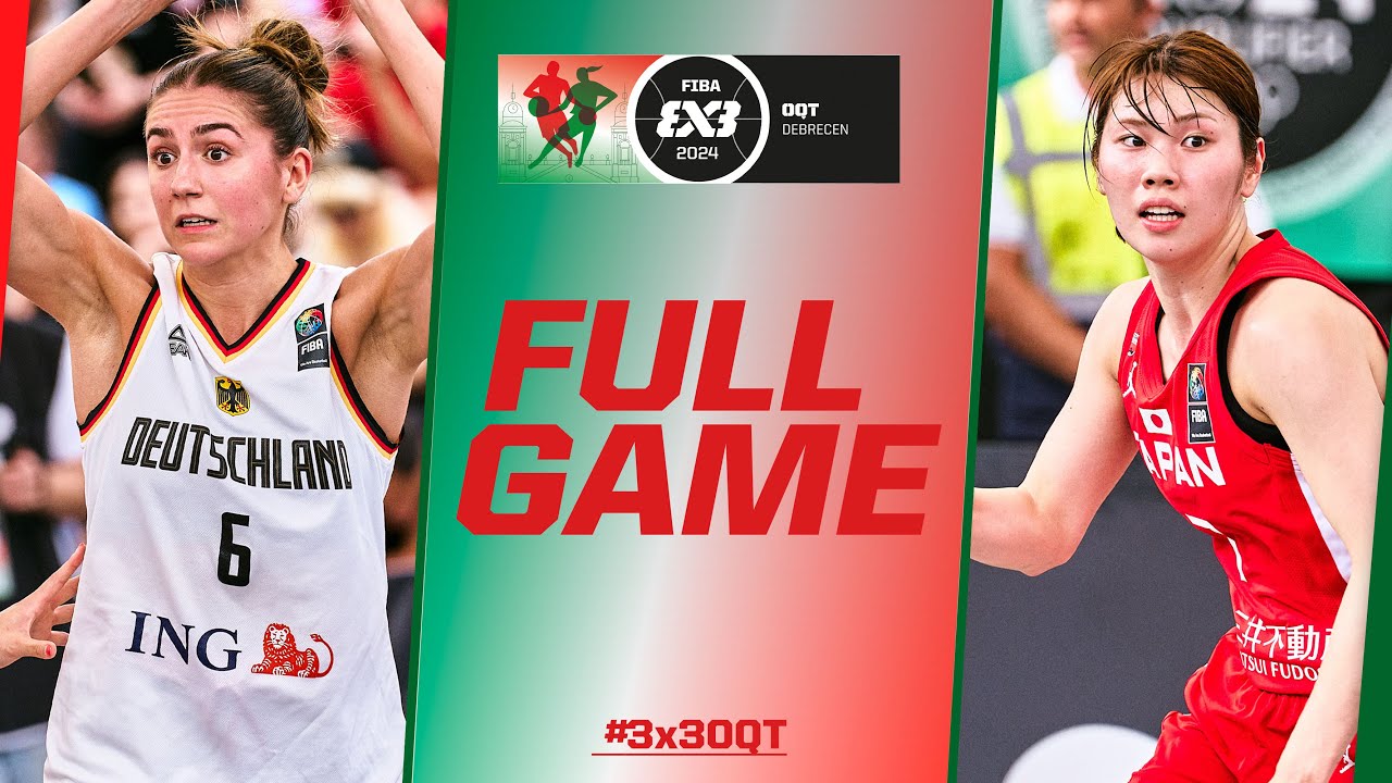 Germany 🇩🇪 vs Japan 🇯🇵 | Women Quarter-Finals Game | FIBA #3x3OQT 2024 | 3x3 Basketball