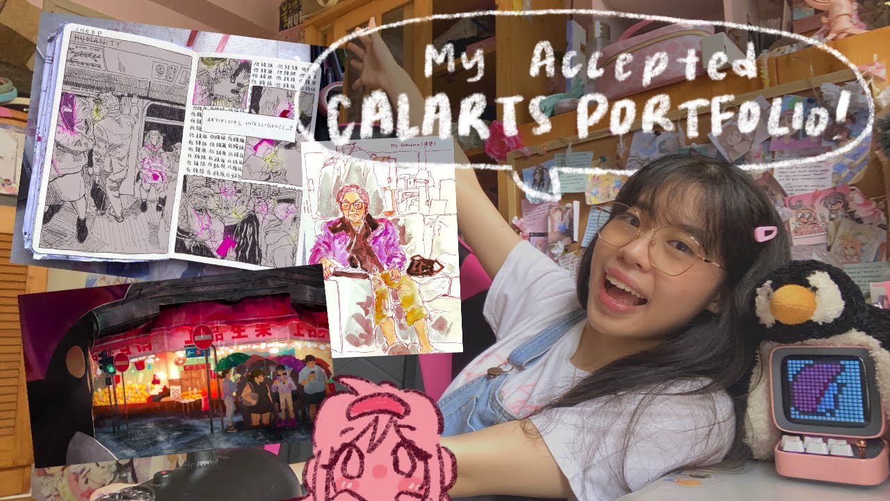 🌠 My accepted CALARTS portfolio! (full app in desc!)