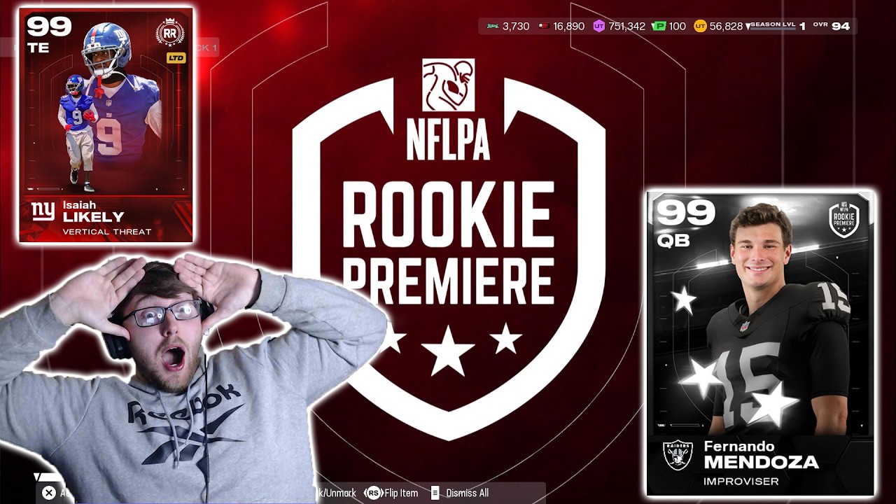 ВЫПАЛА КАРТА С РЕЙТИНГОМ 99!!! ЗАВЕРШАЕМ ROOKIE PREMIERE!!! Madden NFL 26!!!