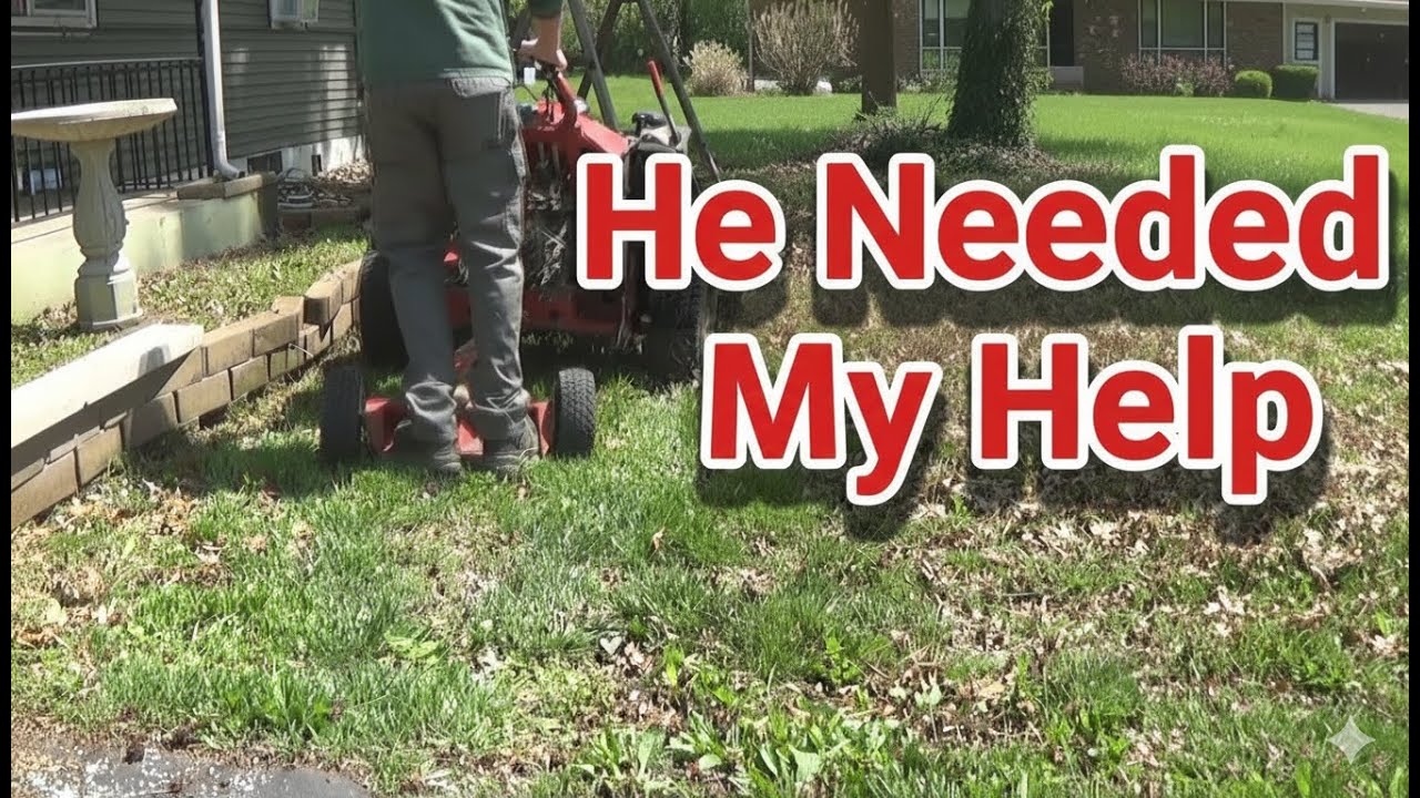 Helping Disabled Man with Free Lawn Care then It Paid Forward to Me!