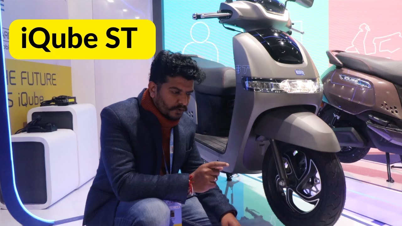 Finally  TVS iQube ST walkaround Review, Features detailed Video
