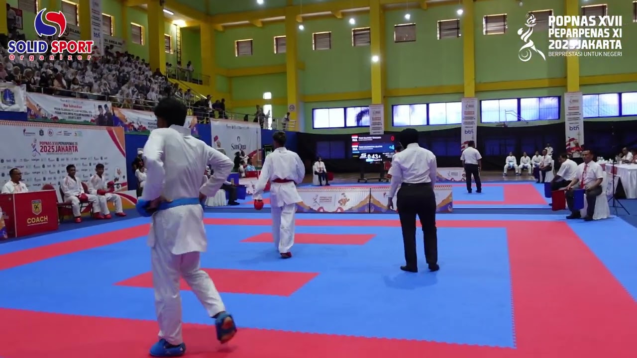 KUMITE BEREGU PUTRA RIAU VS BALI | POPNAS KARATE 2025