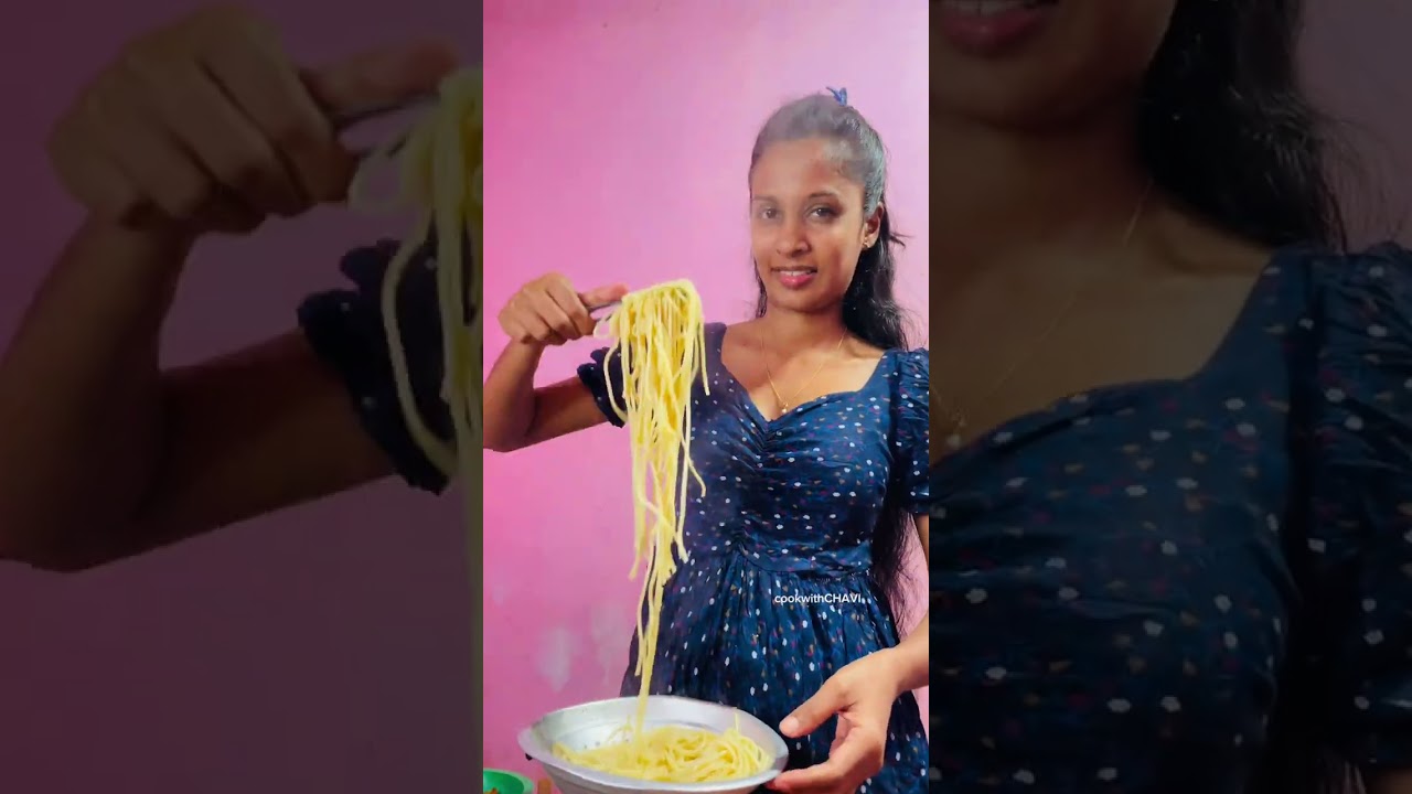 හබි ආසම චීස් ස්පැගති 🍝🧀 | මාරම රසට හදපු Cheesy Spaghetti @Cookwithchavi98