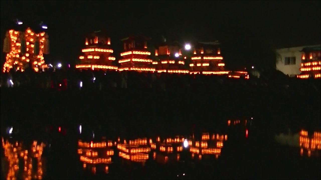 【西条祭り】平成30年（2018）伊曽乃神社例大祭 西条校区 後夜祭 みこし編（喜多濱 朔日市）