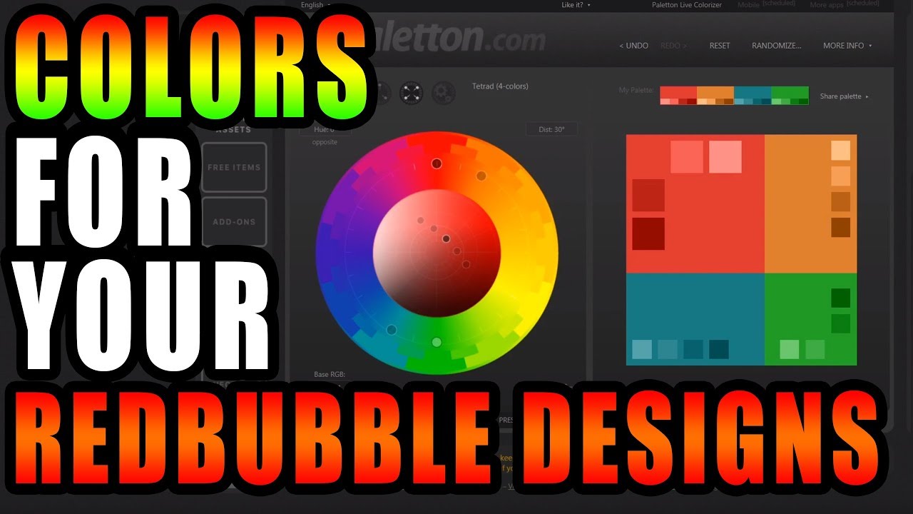 How to choose Redbubble colors to increase your sales