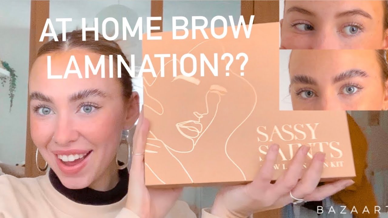 DIY BROW LAMINATION??? Sassy Saints brow lamination kit REVIEW!!!!!!!