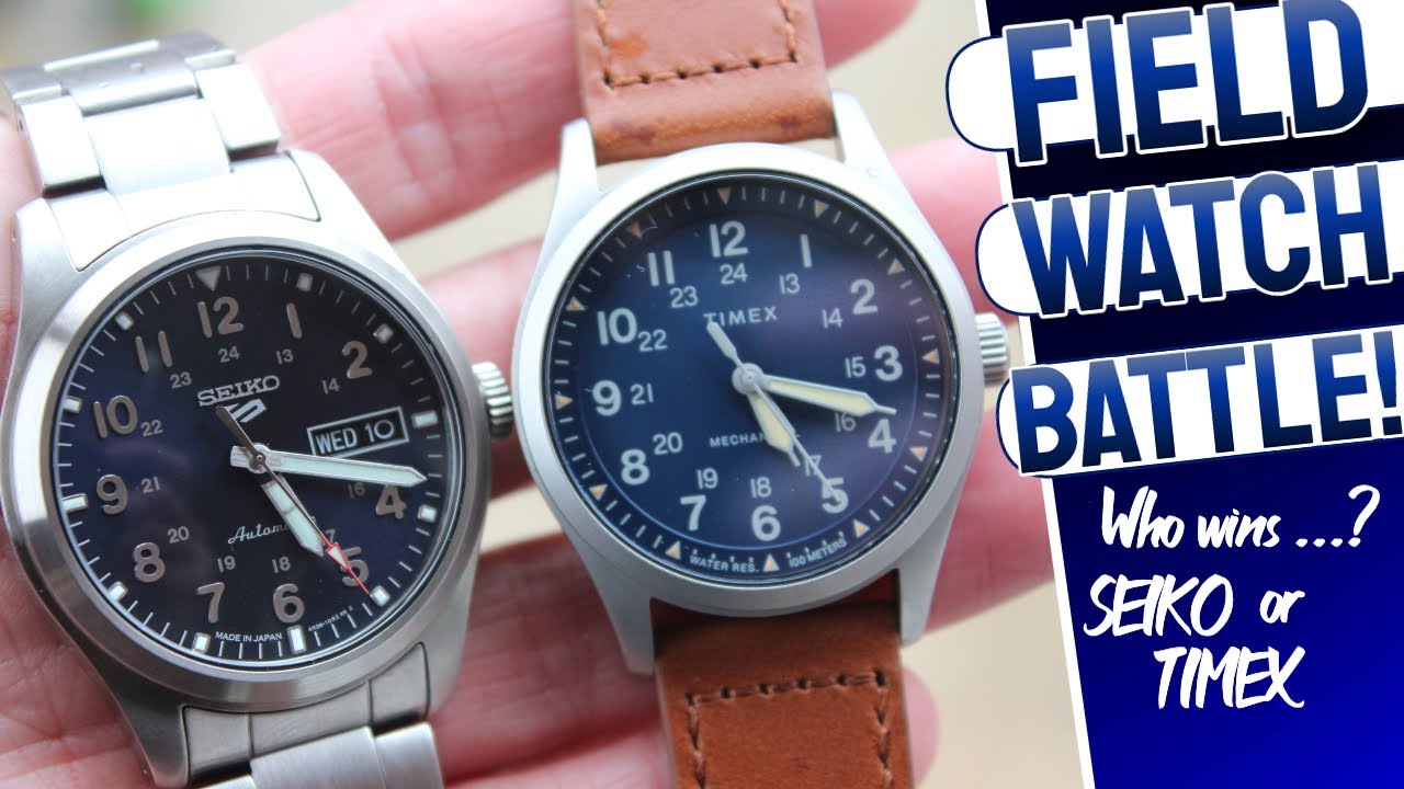 SEIKO vs TIMEX | Budget Field Watch Battle! | Head to Head Watch Comparison! | Which is Better?