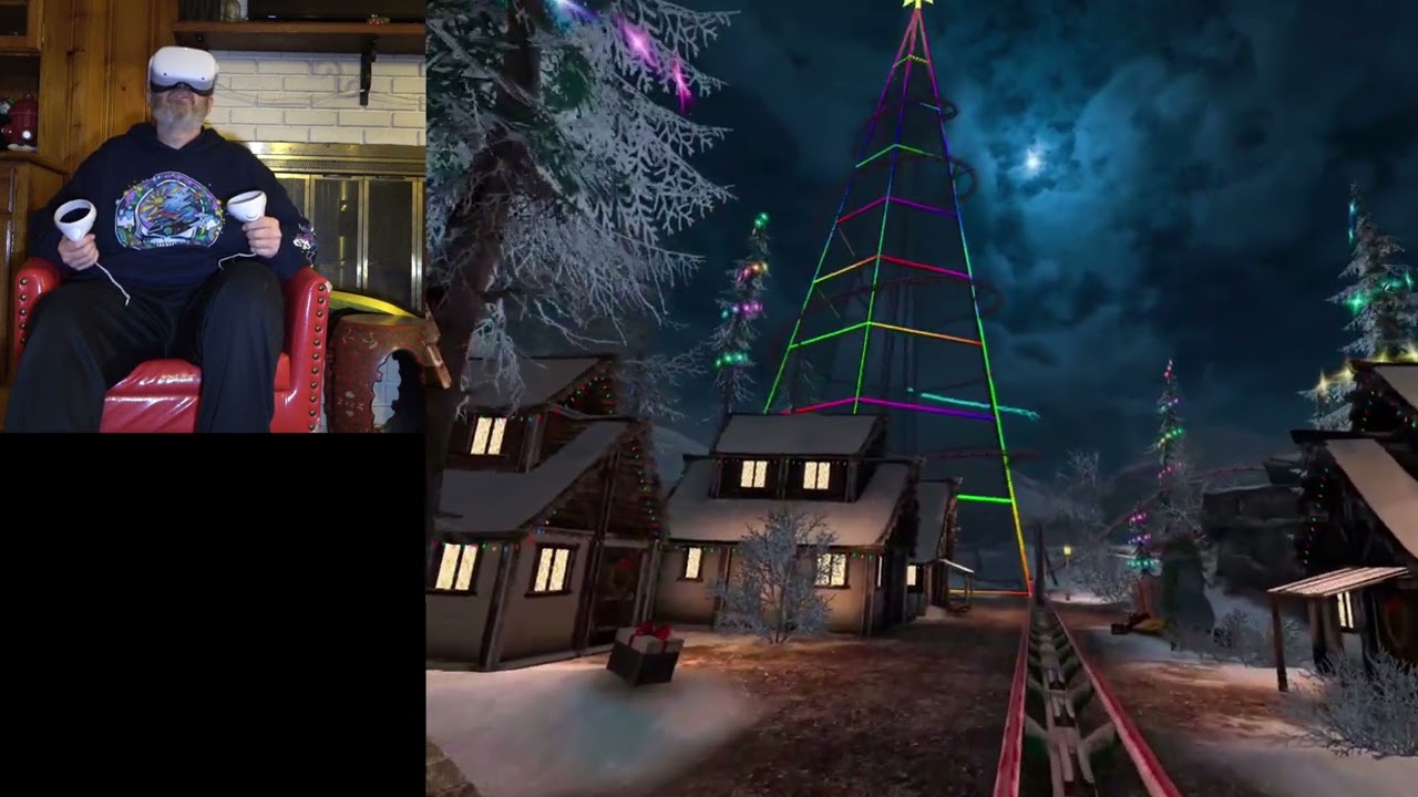 Oculus VR Roller Coaster Ride | North Pole w/ Santa! | January 2022