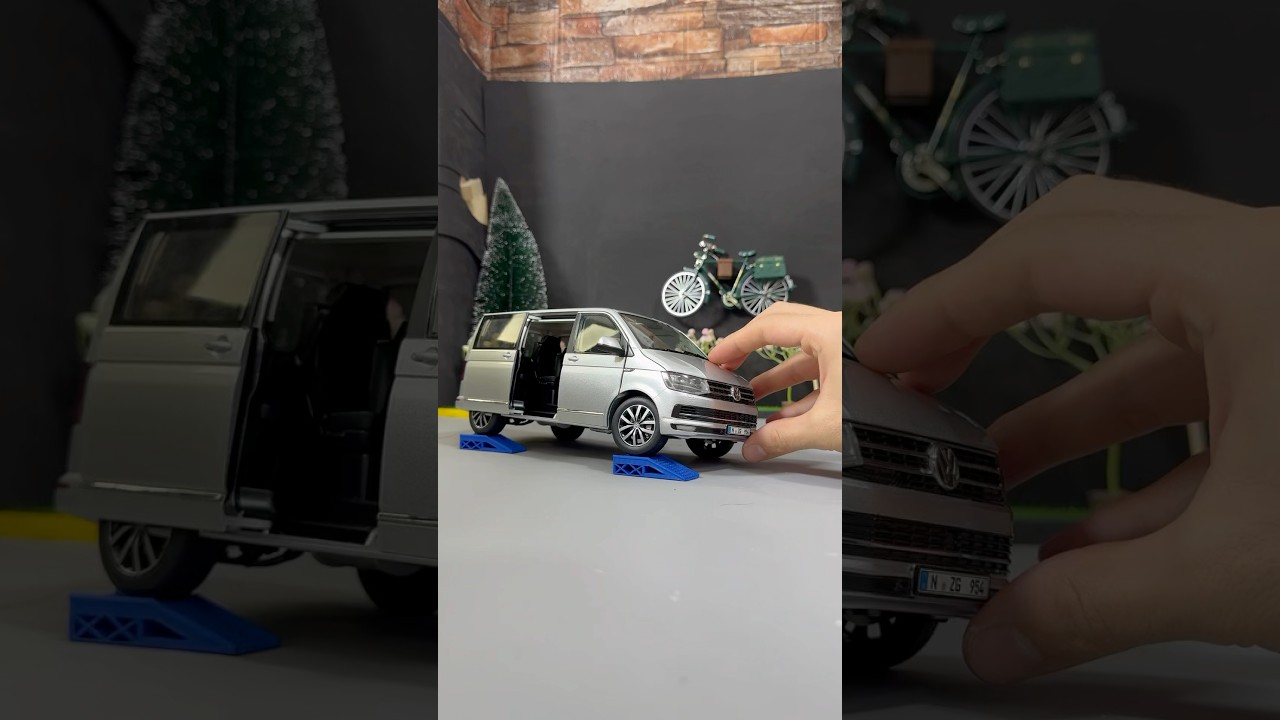 Volkswagen Multivan Transporter w skali 1:18, pokaz modeli samochod&oacute;w odlewanych #samoch&oacute;d #samoch&oacute;d #odlew
