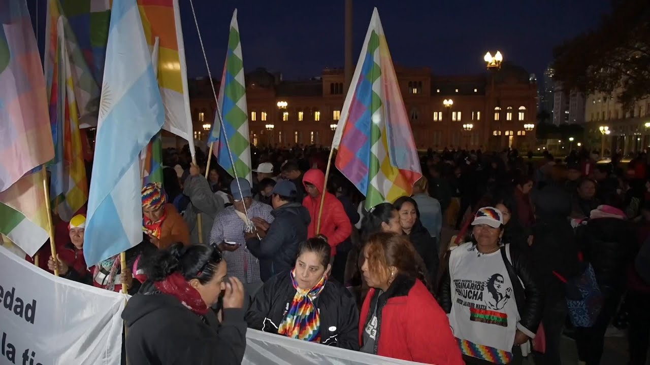 Argentine Indigenous protest farming on disputed land