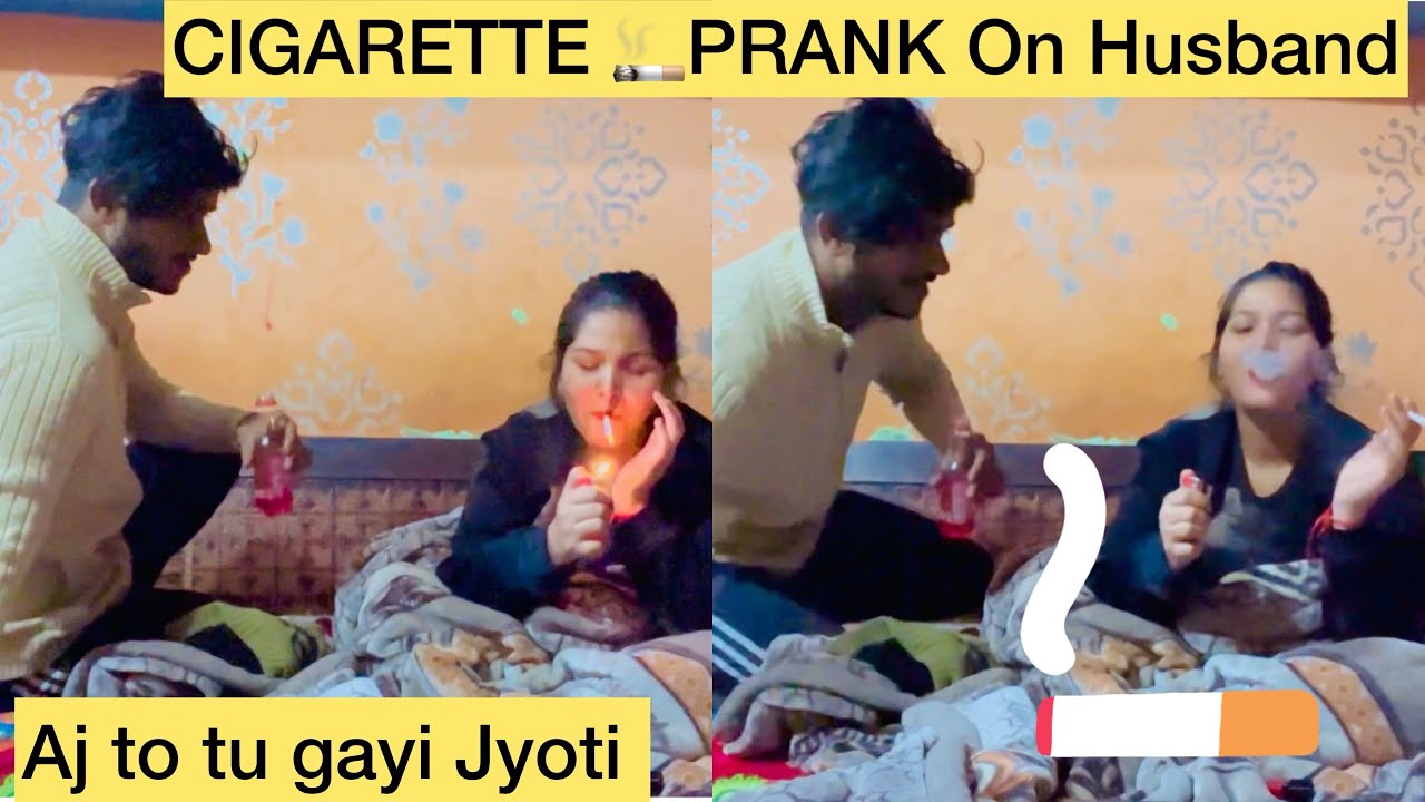 CIGARETTE 🚬PRANK On Husband || Wrong Decision 😭