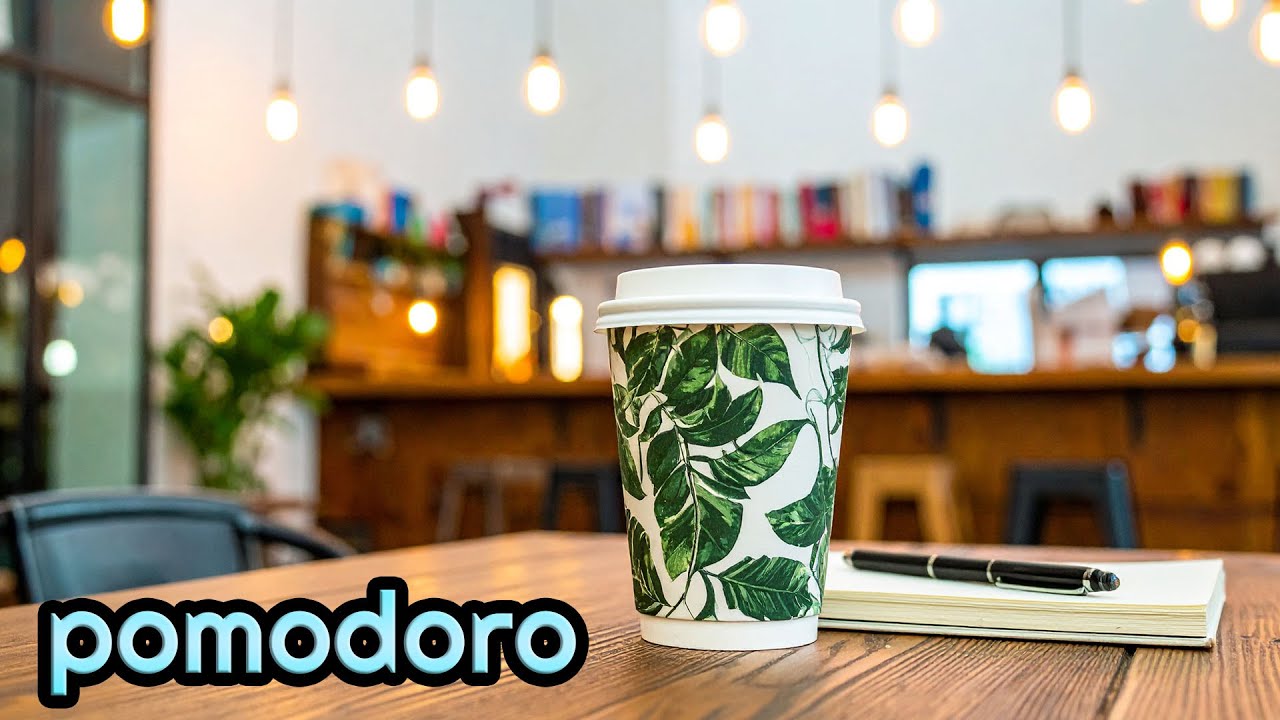 Pomodoro Tekniği ile Derin Odaklan: Kahve Dükkanı Ambiyansı ☕