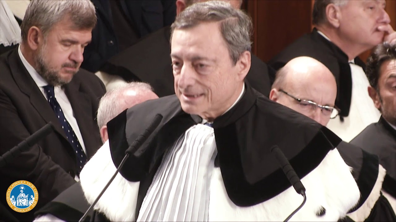 A Mario Draghi la laurea honoris causa in Economia