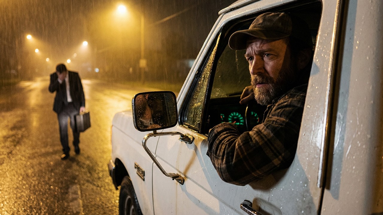 A Single Dad Helped an Old Man in the Rain — The Next Day, the Man Saved His Job