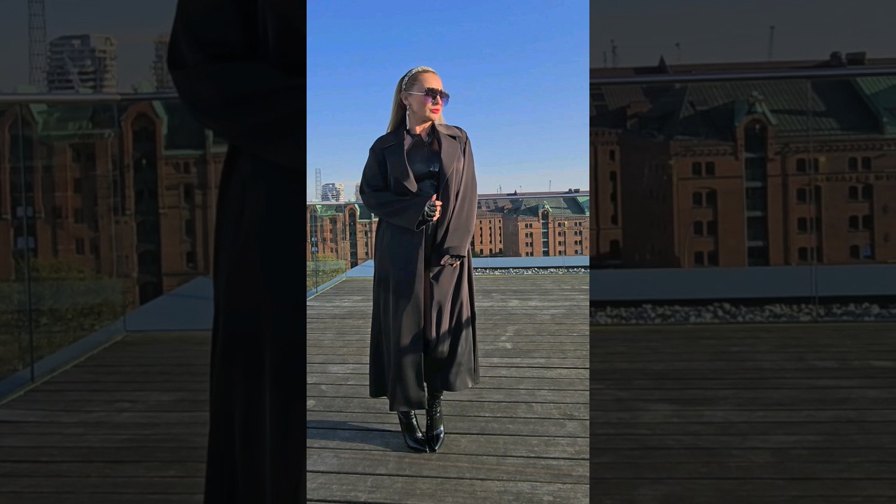 Black Coat 🖤 black look