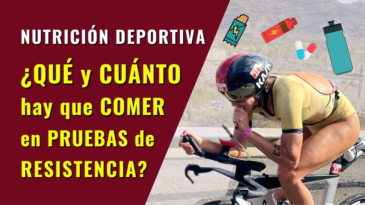 ¿QUÉ COMER en IRONMAN? 🔋 Nutrición Deportiva ⚡ Alimentación en Pruebas de Resistencia