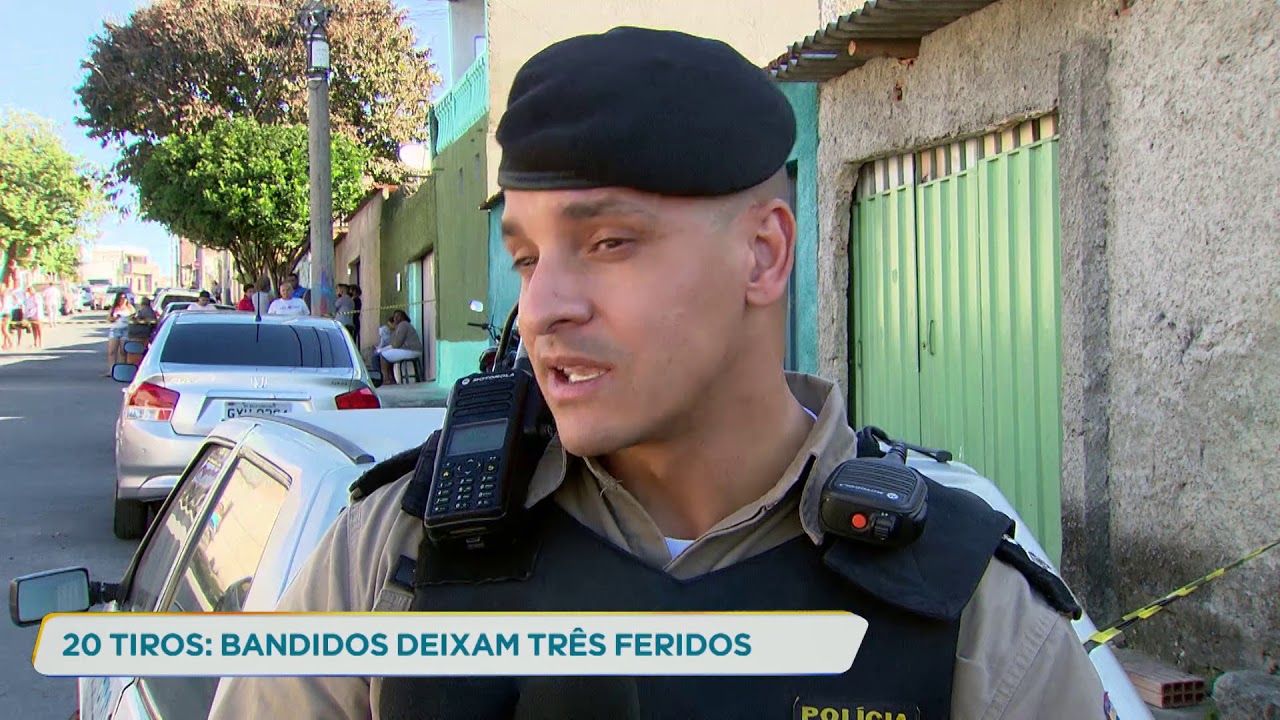 Três pessoas ficam feridas em troca de tiros em Contagem (MG)