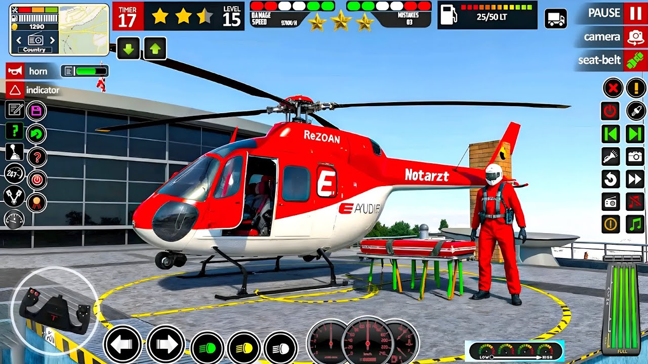 Extreme Helicopter Rescue! | Life-Saving Mission Gameplay (Android)