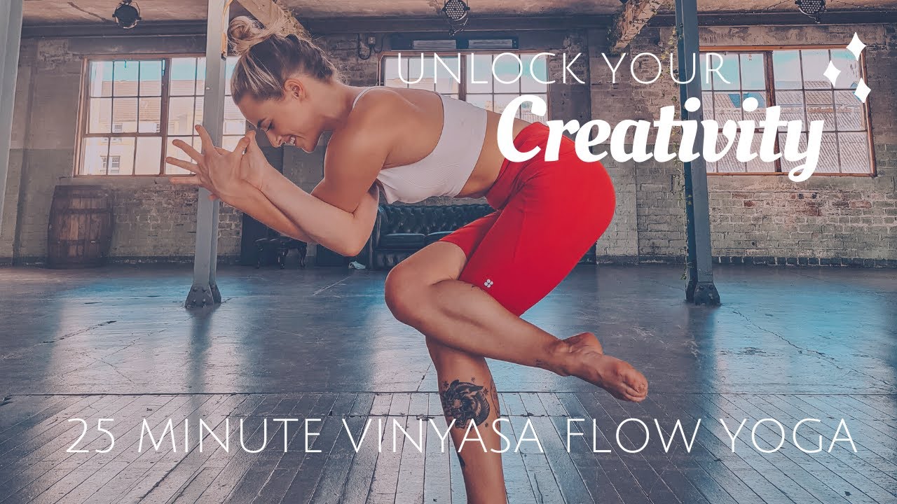 Unlock Your Creativity | 25 Minute Vinyasa Flow Yoga | Jess Mackenzie Yoga