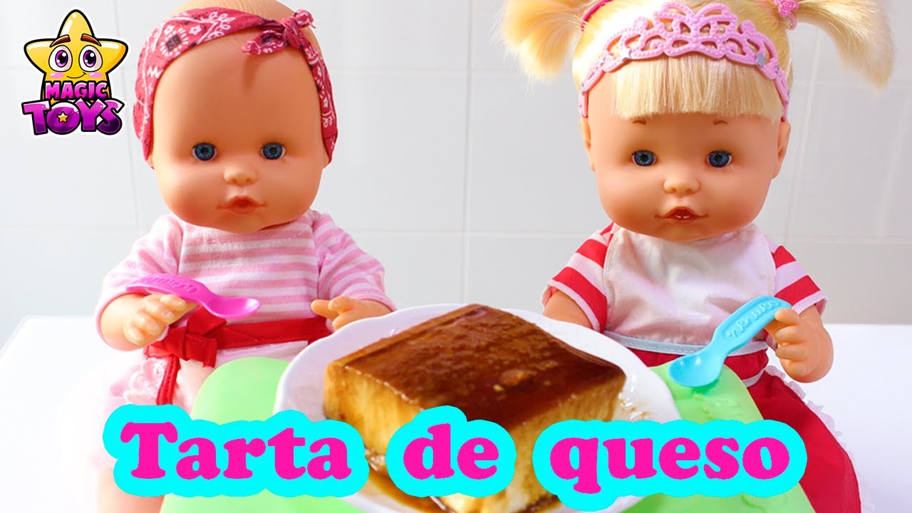 Las Nenuco HERMANITAS TRAVIESAS cocinan una Receta de TARTA DE QUESO 😋 ¡Buenísima!