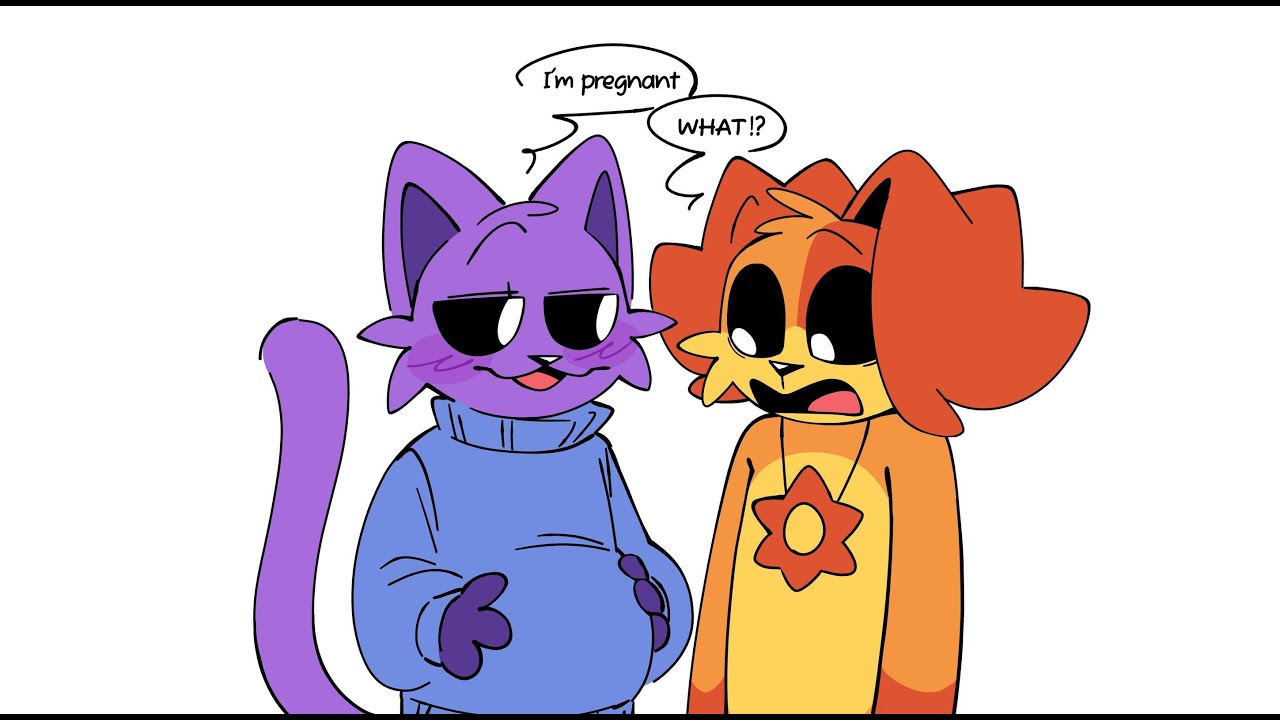 Catnap x Dogday  I'm pregnant, me too | Poppy Playtime Chapter 4 Comic Dub