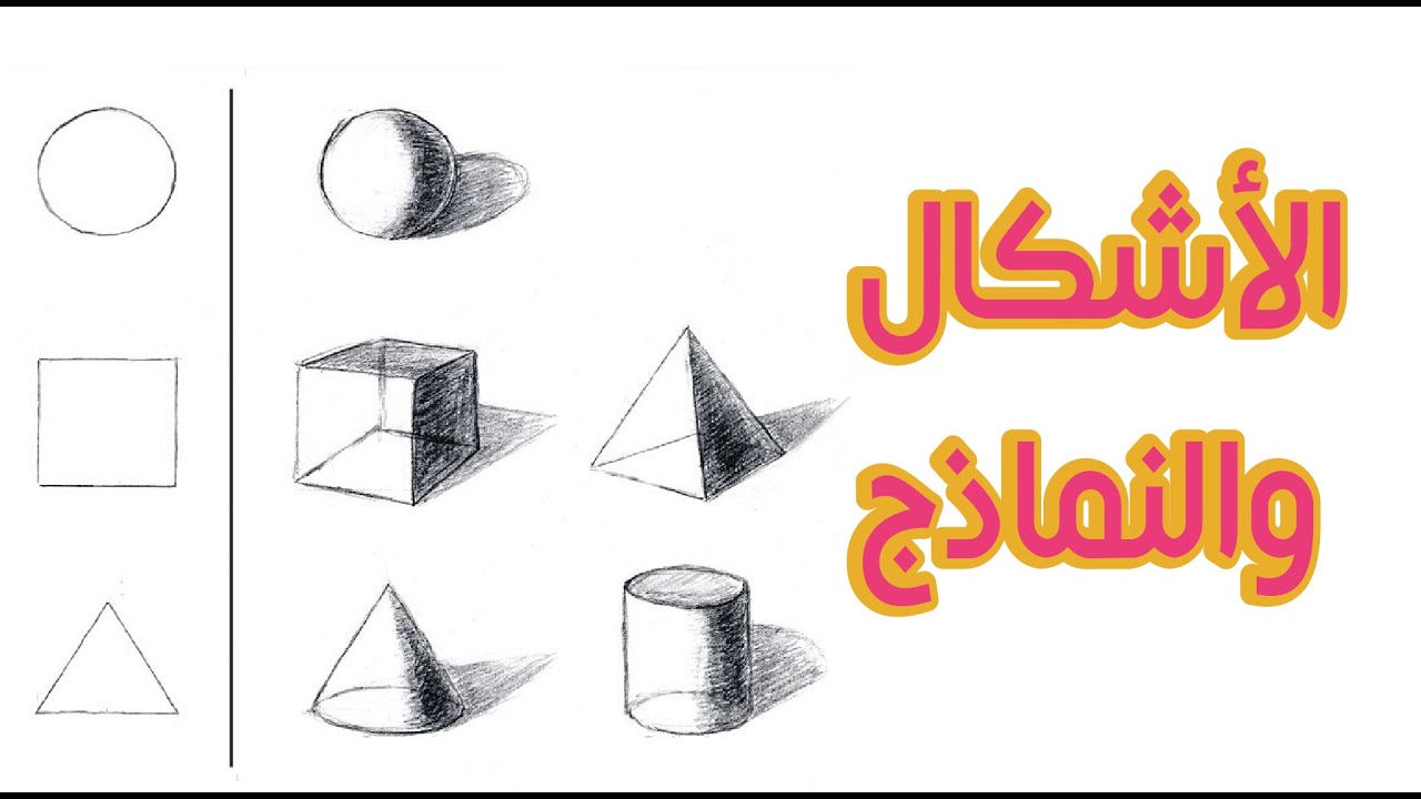 أساسيات الرسم / الأشكال والنماذج / أهم المهارات لتطوير رسمك
