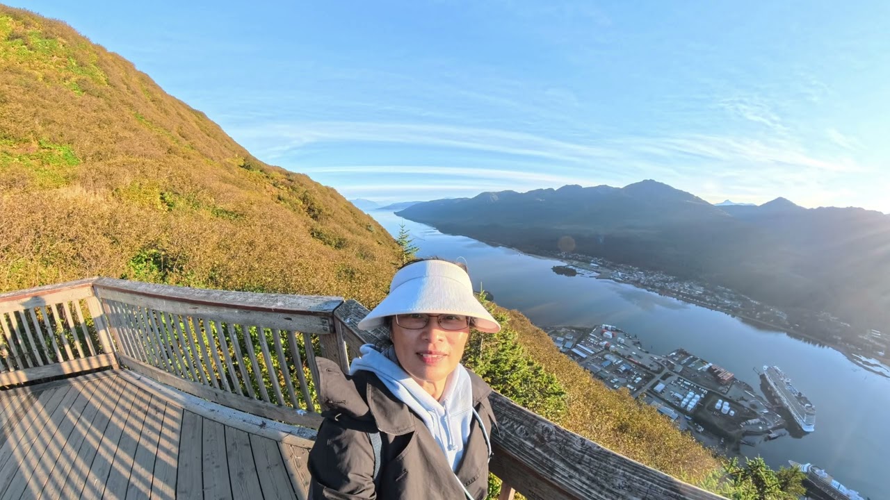 Voyage Across the Pacific Ocean Ep3 First Port Stop Juneau Alaska 《橫越太平洋》 第三集 停靠阿拉斯加朱諾港 坐纜車上山