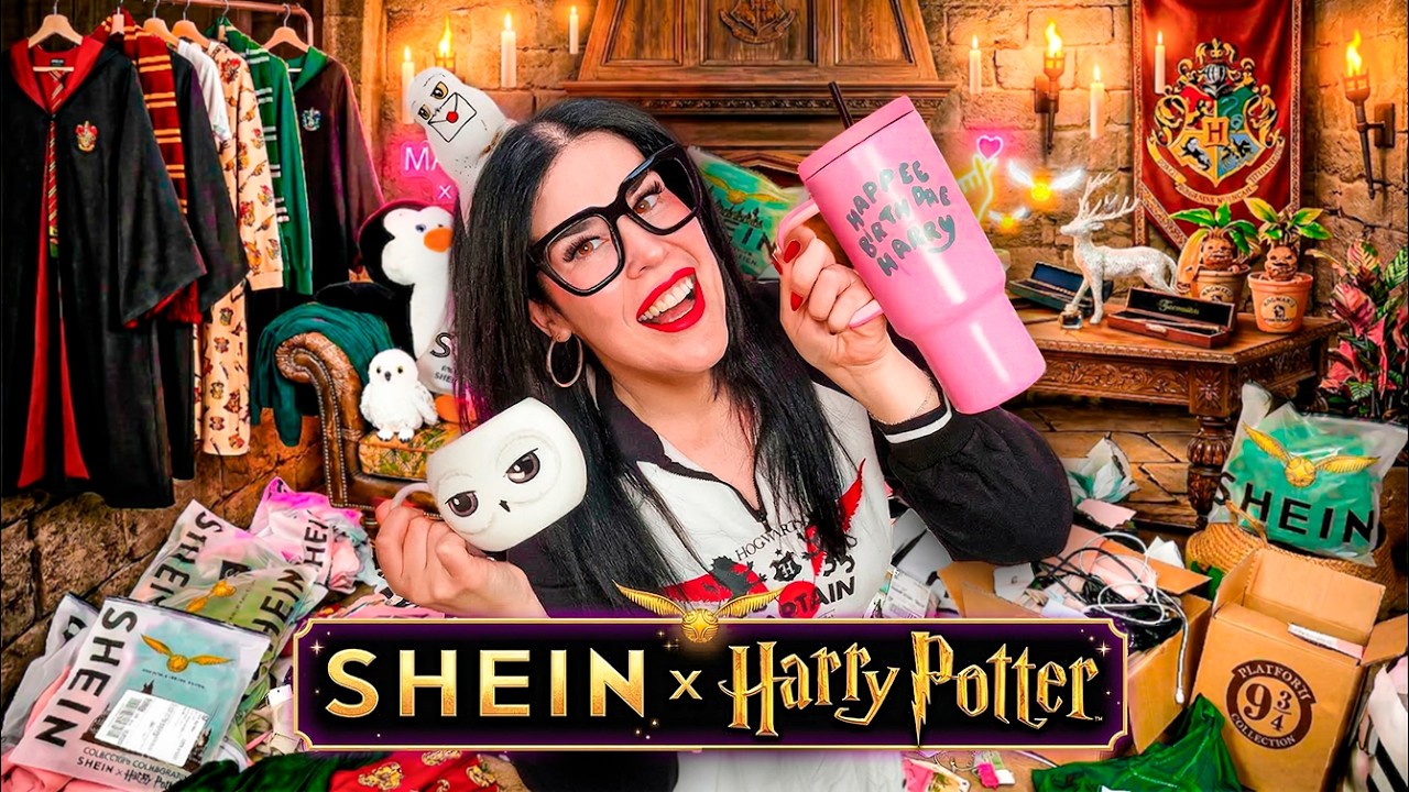 HAUL SHEIN x HARRY POTTER 🧙‍♂️ ROPA, HOGAR y BELLEZA (review completa)