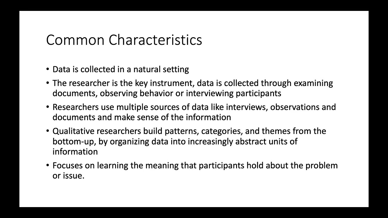 Qualitative Research Designs