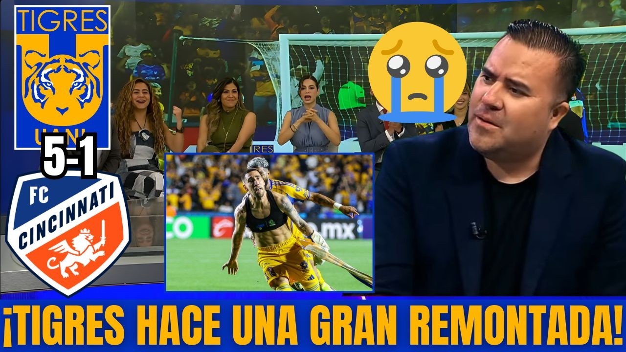 🚨😱¡TIGRES HACE UNA REMONTADA HISTÓRICA! TIGRES 5-1 CINCINNATI! ¡ALDO LLORA AHORA, JAJAJA!